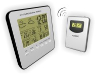 Термометр цифровой электронный ТЕ-308 беспроводная метеостанция для одновременного измерения температуры и влажности в помещении и за окном 
